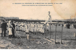 Souvenir Du Concours De Gymnastique De NANTES - 1 Aout 1909 - Fédération Sportive Des Patronages - Très Bon état - Nantes