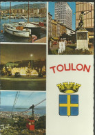 Toulon - Multivues  - Au Dos Tampon "Le Téléphérique Du Super-Toulon" - (P) - Toulon