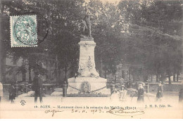 AGEN - Monument à La Mémoire Des Mobiles - Très Bon état - Agen