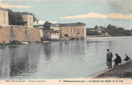 VILLENEUVE SUR LOT - Le Moulin De Gajac Et Le Lot - état - Villeneuve Sur Lot