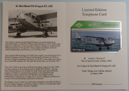 UK - BT - L&G - Aer Lingus - De Havilland 84 Dragon  - Ltd Edition In Folder - 1500ex - Mint - BT Emissioni Generali