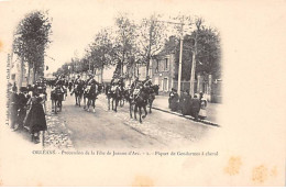 ORLEANS - Procession De La Fête De Jeanne D'Arc - Piquet De Gendarmes à Cheval - Très Bon état - Orleans