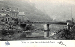 Trooz - Grand Pont Sur La Vesdre à Prayon (Edit. Grand Bazar Liege 1906) - Trooz