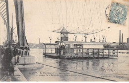 NANTES - La Nacelle Du Pont Transbordeur Au Niveau De La Loire Dans La Crue De Février 1904 - Très Bon état - Nantes