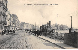 NANTES - Le Quai De Richebourg Et La Gare D'Orléans - Très Bon état - Nantes