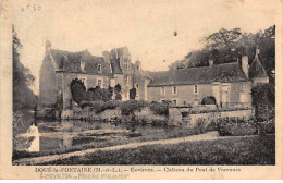 DOUE LA FONTAINE - Château Du Pont De Varennes - état - Doue La Fontaine
