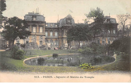 PARIS - Square Et Mairie Du Temple - Très Bon état - Arrondissement: 03