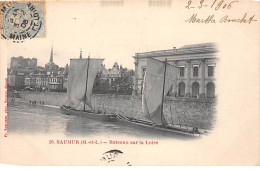 SAUMUR - Bateaux Sur La Loire - Très Bon état - Saumur