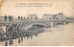 ANGERS - Inondations De Décembre 1910 - Ce Qui Reste Du Pont De La Haute Chaîne - état - Angers