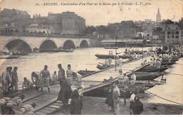 ANGERS - Construction D'un Pont Sur La Maine Par Le 6e Génie - Très Bon état - Angers