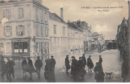 ANGERS - Inondations De Janvier 1910 - Rue Thiers - Très Bon état - Angers