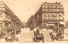 PARIS - Le Boulevard Des Capucines Et Rue Du Quatre Septembre Pris De La Place De L'Opéra - Très Bon état - District 02