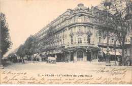 PARIS - Le Théâtre Du Vaudeville - Très Bon état - District 02