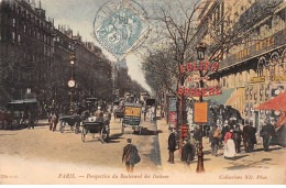 PARIS - Perspective Du Boulevard Des Italiens - Très Bon état - Distrito: 02