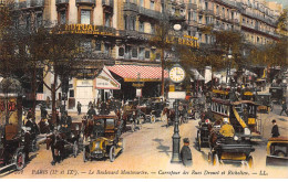 PARIS - Le Boulevard Montmartre - Carrefour Des Rues Drouot Et Richelieu - Très Bon état - Paris (02)