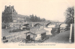 PARIS - La Seine à Travers Paris - Vue Prise En Aval Du Pont Royal - Très Bon état - District 01