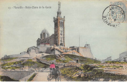 MARSEILLE - Notre Dame De La Garde - Très Bon état - Notre-Dame De La Garde, Funicular Y Virgen