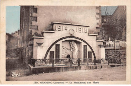 CRANSAC - Le Monument Aux Morts - Très Bon état - Autres & Non Classés
