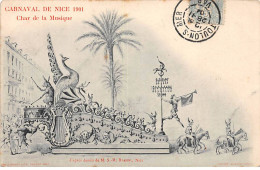 Carnaval De NICE 1901 - Char De La Musique - état - Karneval