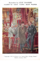 PARIS - Harry's New York Bar - Illustration By Leslie Saalburg - Très Bon état - Paris (02)