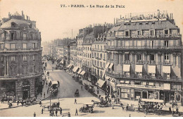 PARIS - La Rue De La Paix - Très Bon état - Distretto: 02