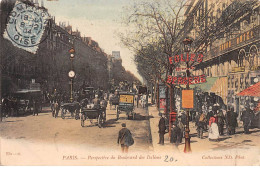 PARIS - Perspective Du Boulevard Des Italiens - état - Arrondissement: 02