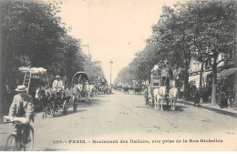 PARIS - Boulevard Des Italiens, Vue Prise De La Rue Richelieu - Très Bon état - District 02
