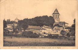 MONTMOREAU - Le Château, Le Jardin Vert Et L'Eglise - état - Sonstige & Ohne Zuordnung