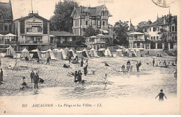 ARCACHON - La Plage Et Les Villas - Très Bon état - Arcachon