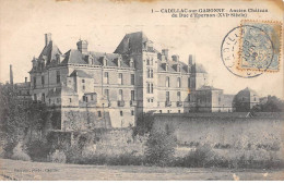 CADILLAC SUR GARONNE - Ancien Château Du Duc D'Epernon - état - Cadillac