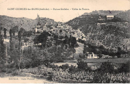 SAINT GEORGES LES BAINS - Ruines Féodales - Vallée De Turzon - Très Bon état - Sonstige & Ohne Zuordnung