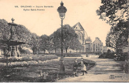 ORLEANS - Square Gambetta - Eglise Saint Paterne - Très Bon état - Orleans