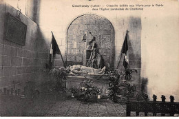 COURTENAY - Chapelle Dédiée Aux Morts Pour La Patrie Dans L'Eglise - Très Bon état - Courtenay