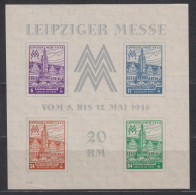 ALLIIERTE BESETZUNG WEST-SACHSEN 1946 - Block 5 Y Postfrisch MNH** - Postfris