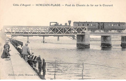 MIMIZAN PLAGE - Pont Du Chemin De Fer Sur Le Courant - Très Bon état - Mimizan Plage