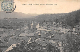 VINAY - Le Quai Senozan Et Le Cours Trery - état - Vinay