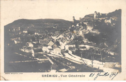 CREMIEU - Vue Générale - état - Crémieu
