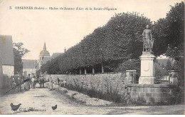 ORSENNES - Statue De Jeanne D'Arc Et La Route D'Eguzon - Très Bon état - Sonstige & Ohne Zuordnung
