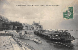 PONT SAINT ESPRIT - Quai Bonnefoy Sibour - Très Bon état - Pont-Saint-Esprit