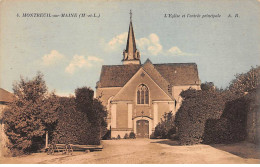 MONTREUIL SUR MAINE - L'Eglise Et L'entrée Principale - Très Bon état - Montreuil Bellay