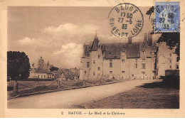 BAUGE - Le Mail Et Le Château - Très Bon état - Autres & Non Classés