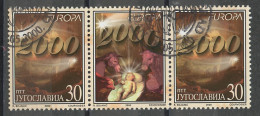 Yougoslavie - Jugoslawien - Yugoslavia 2000 Y&T N°IP2822 - Michel N°IP2975 (o) - 30d EUROPA - Interpanneau - Usados