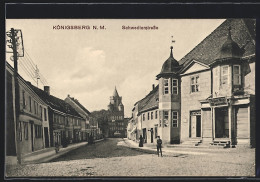 AK Königsberg /N.-M., Schwedterstrasse Mit Geschäften  - Other & Unclassified