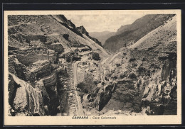 Cartolina Carrara, Cave Colonnata, Marmorsteinbruch  - Carrara