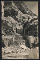 Cartolina Carrara, Marmorsteinbruch  - Carrara
