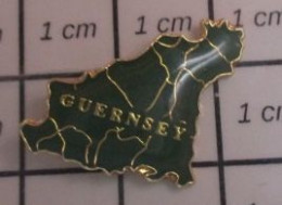 912E Pin's Pins / Beau Et Rare / AUTRES / GUERNESEY GUERNSEY ILE ANGLO-NORMANDE ST SAVIOUR ST PETER PORT - Sonstige & Ohne Zuordnung