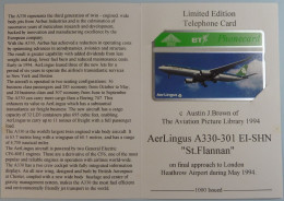 UK - BT - L&G - Aer Lingus - A330 - 301 St Flannan - 505B - Ltd Edition In Folder - 1000ex - Mint - BT General Issues
