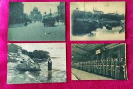 4  Feldpostkarten  Ansichtskarten Post   Litauen Lithuania Lietuva - War 1939-45