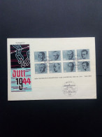 DEUTSCHLAND BLOCK 3 FDC WIDERSTANDSKÄMPFER 1964 ATTENTAT AUF HITLER - Autres & Non Classés