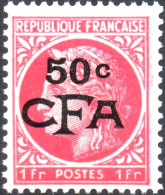 REUNION CFA Poste 284 ** MNH Cérès De Mazelin 1949-1952 - Nuevos